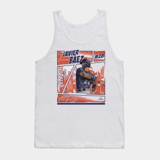 Javier Baez Detroit Comic Tank Top